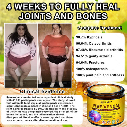 XRLXRL® Bee Venom Pain-Relief Bone Healing Cream 👑👑(Specially for older adults)