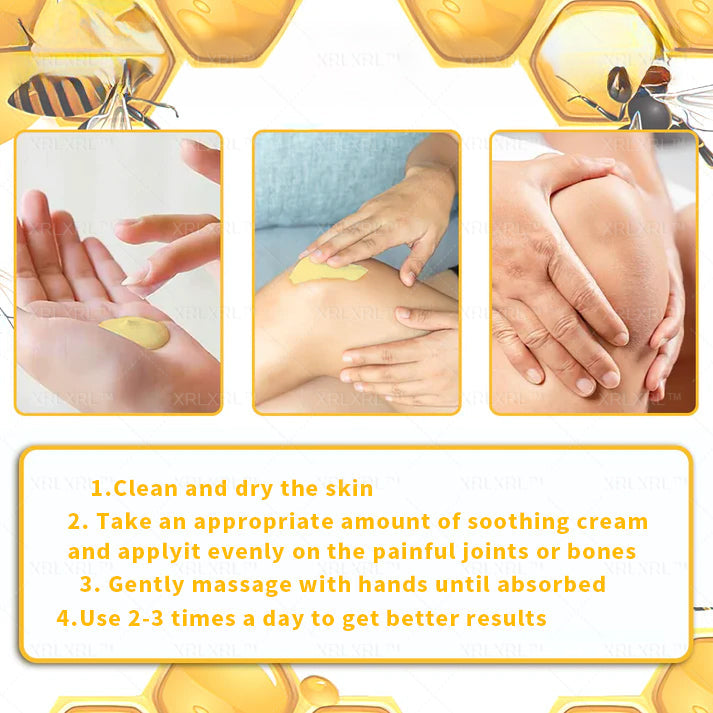 XRLXRL® Bee Venom Pain-Relief Bone Healing Cream 👑👑(Specially for older adults)