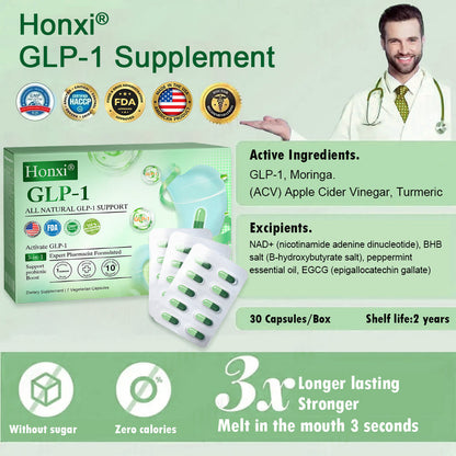 Honxi® NAD+ All Natural Glp-1 Support🌿NAD+ & Moringa & ACV & Keto BHB (✅speedy, long-lasting, addressing diabetes, obesity, and cardiovascular diseases) ✅