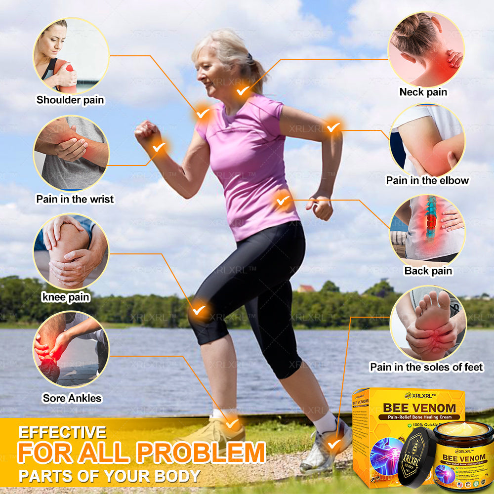 XRLXRL® Bee Venom Pain-Relief Bone Healing Cream 👑👑(Specially for older adults)