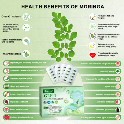 Honxi® NAD+ All Natural Glp-1 Support🌿NAD+ & Moringa & ACV & Keto BHB (✅speedy, long-lasting, addressing diabetes, obesity, and cardiovascular diseases) ✅